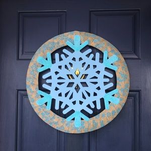 Winter Snowflake Wreath ❄️💙